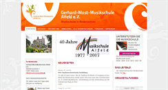 Desktop Screenshot of musikschule-alfeld.de